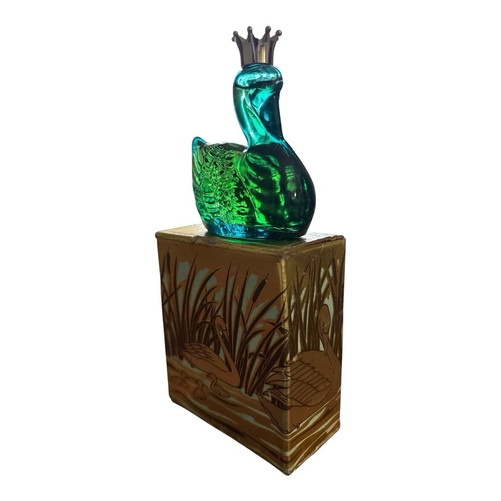 Vintage Avon Royal Swan Cologne Decanter